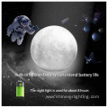 16 Colors Rechargeable 3D Star Moon Light Lamp